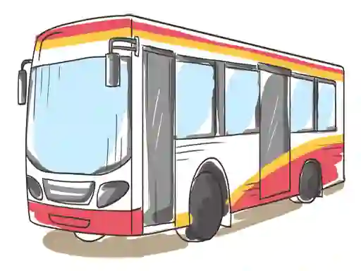खेल Cartoon Bus Slide ऑनलाइन