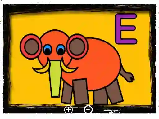 खेल Easy Kids Coloring Letters ऑनलाइन