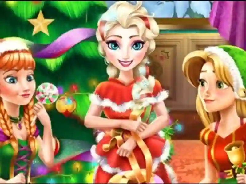 खेल Disney Princess Christmas Party ऑनलाइन