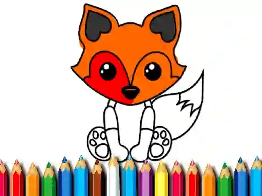 खेल Fox Coloring Book ऑनलाइन