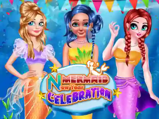 खेल Mermaid New Year Celebration ऑनलाइन