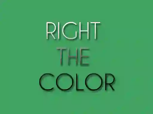 खेल Right the Color ऑनलाइन