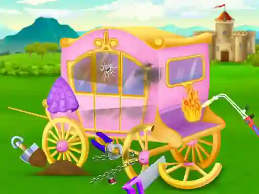 खेल Princess Castle Cleaning ऑनलाइन