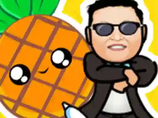 खेल Pineapple and pen vs gangnam style ऑनलाइन