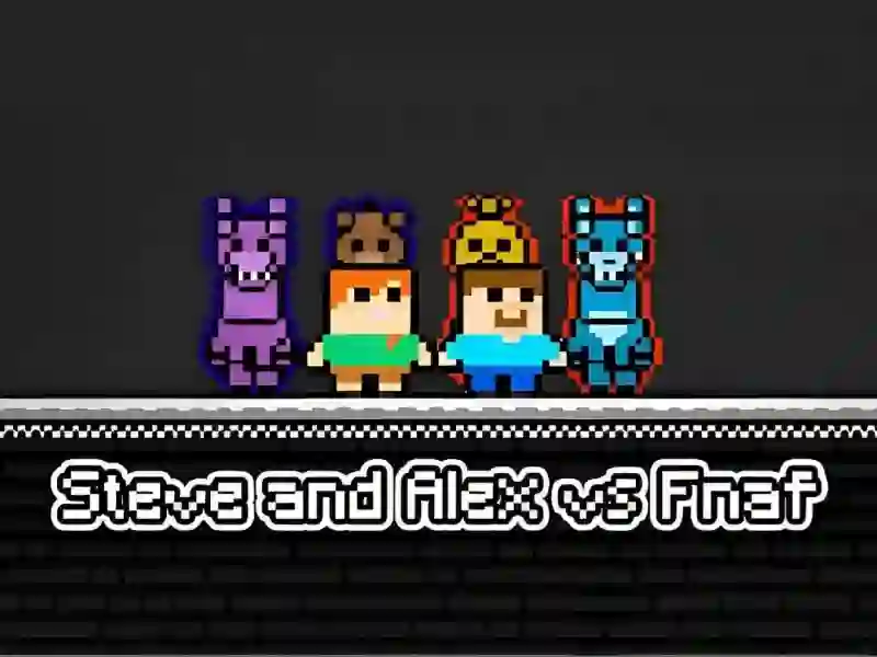 खेल Steve and Alex vs Fnaf ऑनलाइन