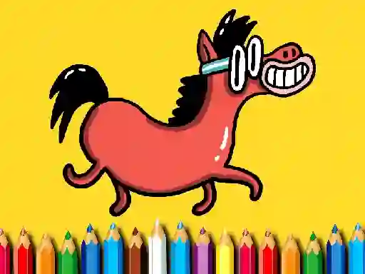 खेल Back To School: Pony Coloring Book ऑनलाइन