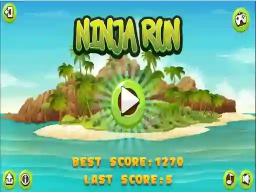 खेल Ninja Run ऑनलाइन