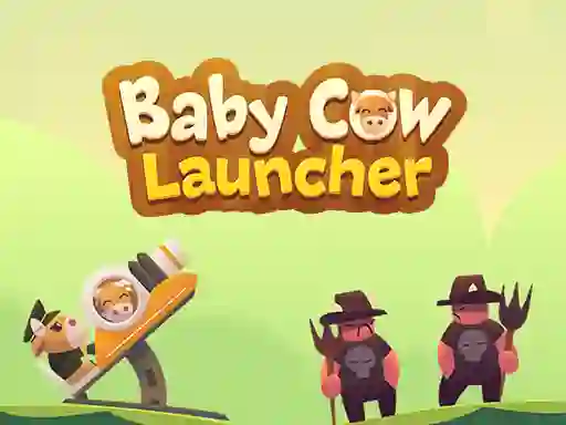 खेल Baby Cow Launcher ऑनलाइन