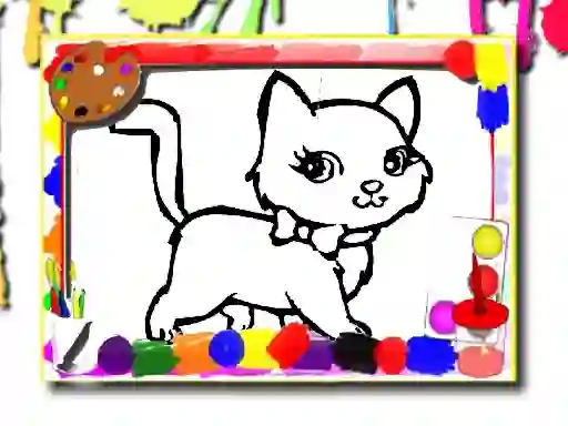 खेल Sweet Cats Coloring ऑनलाइन