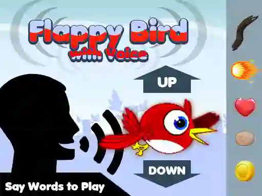 खेल Flappy Bird With Voice ऑनलाइन