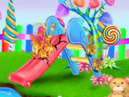 खेल Candy Garden Cleaning ऑनलाइन