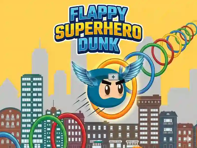 खेल Flappy Superhero Dunk ऑनलाइन