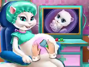 खेल Kitty Pregnant Check-up ऑनलाइन