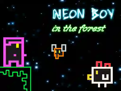 खेल Neon Boy in the forest ऑनलाइन