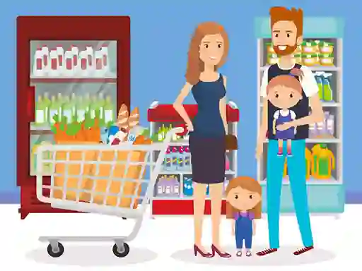 खेल Happy Shopping Jigsaw ऑनलाइन