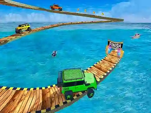 खेल Impossible Tracks Jeep Stunts Driving ऑनलाइन
