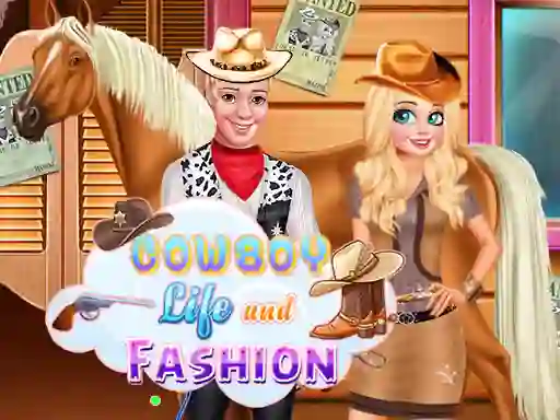 खेल Cowboy Life and Fashion ऑनलाइन