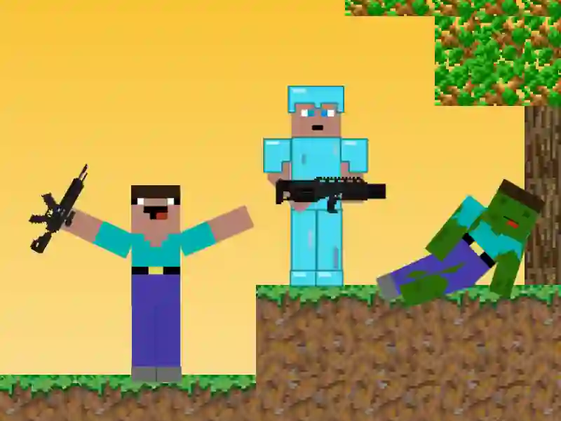 खेल Noob vs Pro: Zombie Apocalypse ऑनलाइन