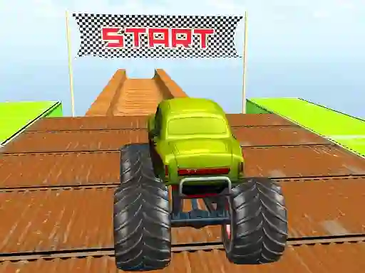 खेल Mega ramp Monster truck ऑनलाइन