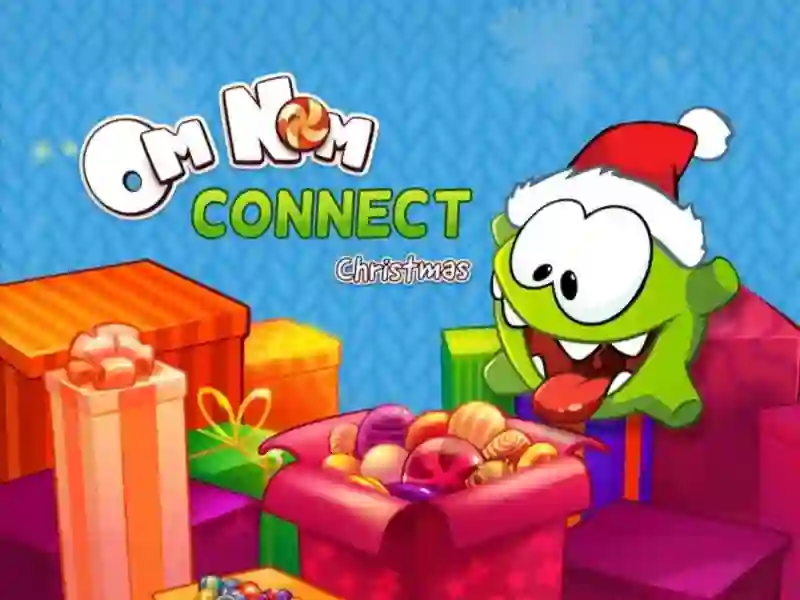 खेल Om Nom Connect Christmas ऑनलाइन
