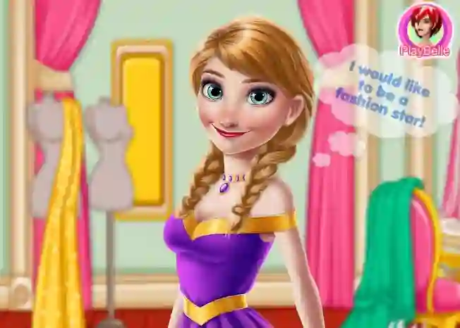 खेल Ice Princess Modeling Carrer ऑनलाइन