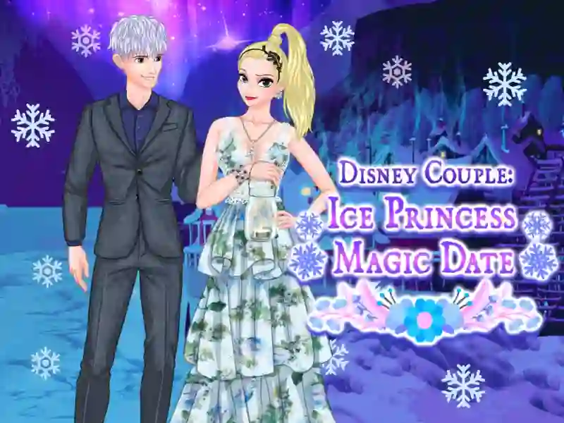 खेल Ice Couple Princess Magic Date ऑनलाइन