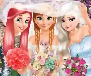 खेल Bride and Bridesmaides Dress up ऑनलाइन