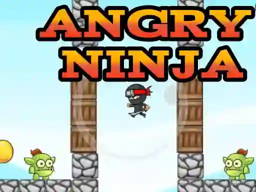 खेल Angry Ninja ऑनलाइन