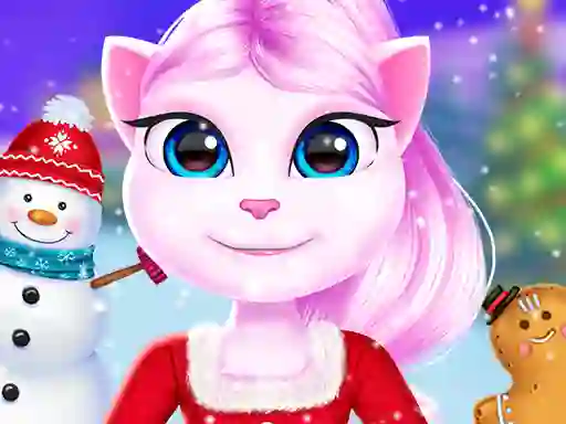 खेल Cat Girl Christmas Decor Game ऑनलाइन