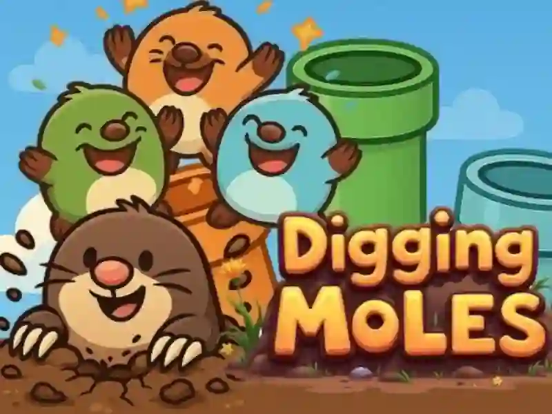 खेल Digging Moles ऑनलाइन