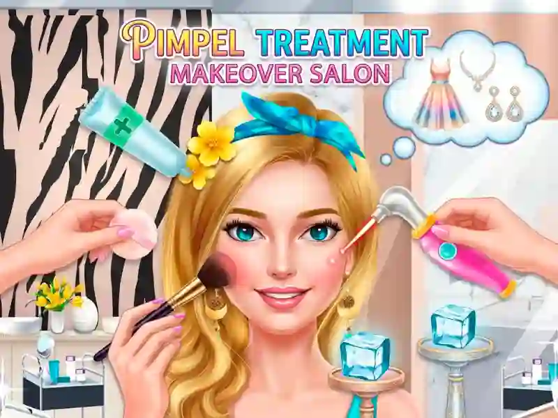 खेल Pimple Treatment Makeover Salon ऑनलाइन