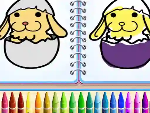 खेल Coloring Bunny Book ऑनलाइन