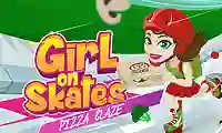खेल Girl on Skates Pizza Mania ऑनलाइन