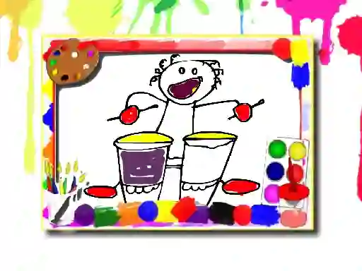 खेल Music Coloring Book ऑनलाइन