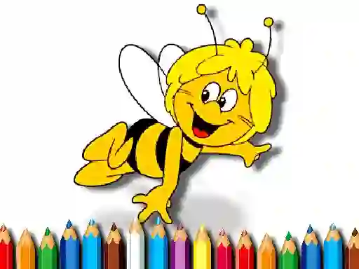 खेल Back To School: Bee Coloring Book ऑनलाइन