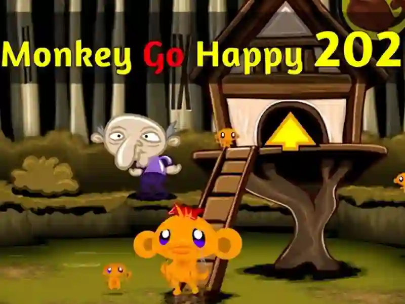 खेल Monkey Go Happy Stage 202 ऑनलाइन