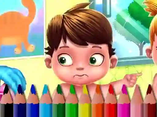 खेल Back To School: Baby Coloring Book ऑनलाइन