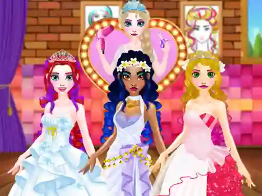 खेल Wedding Hairdresser For Princesses ऑनलाइन