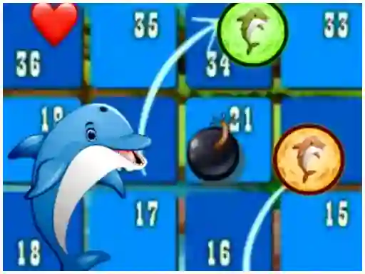 खेल Dolphin Dice Race ऑनलाइन
