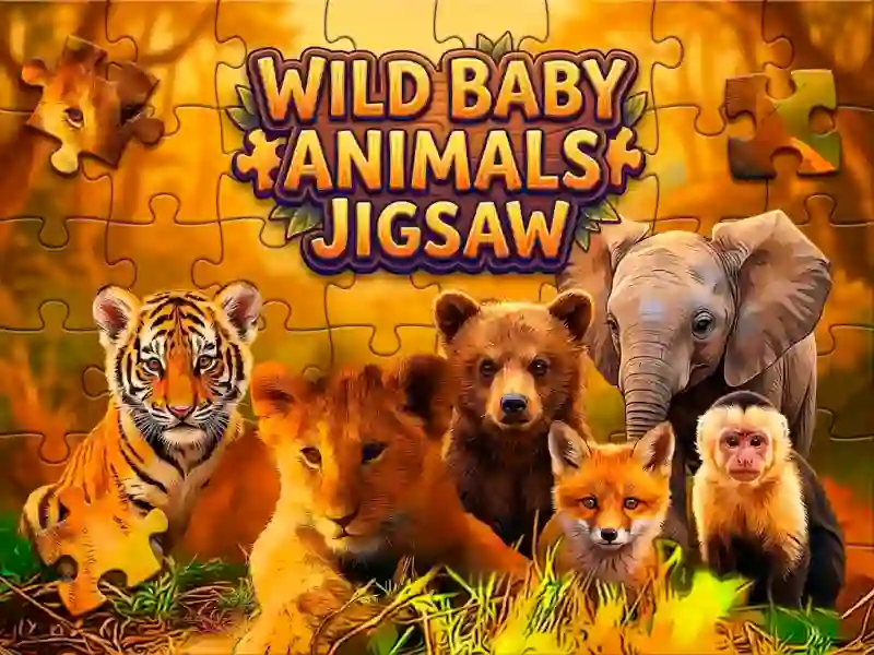 खेल Wild Baby Animals Jigsaw ऑनलाइन