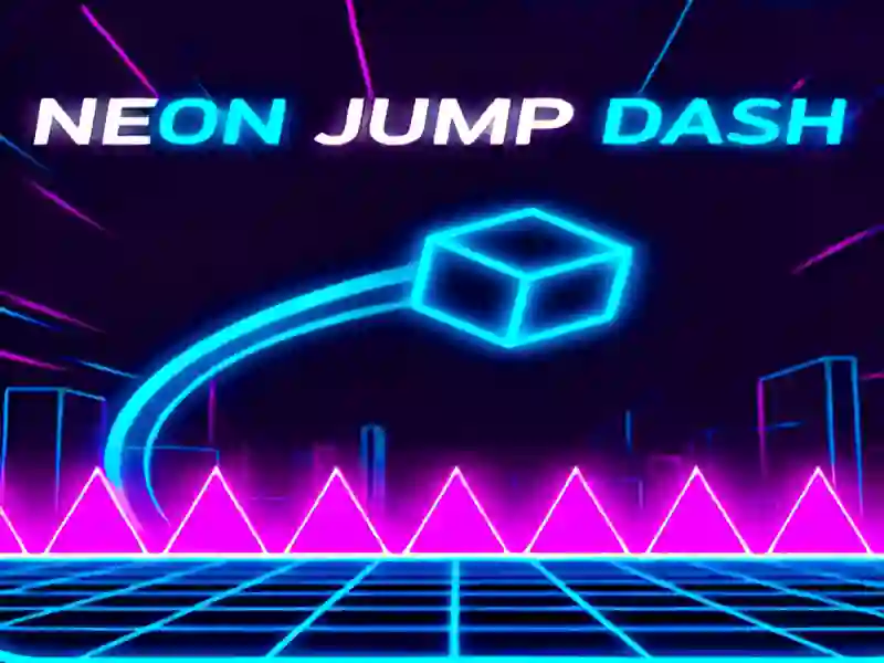 खेल Neon Jump Dash ऑनलाइन