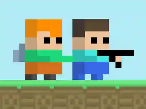 खेल Minescrafter Steve and Alex ऑनलाइन