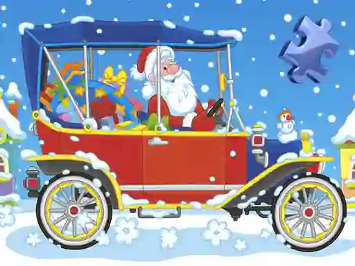 खेल Christmas Cars Jigsaw ऑनलाइन