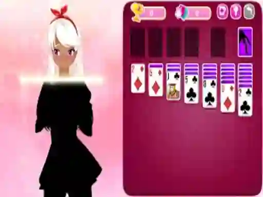खेल Solitaire Girls 2 ऑनलाइन