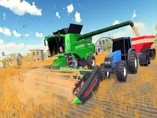 खेल Real Village Tractor Farming Simulator 2020 ऑनलाइन