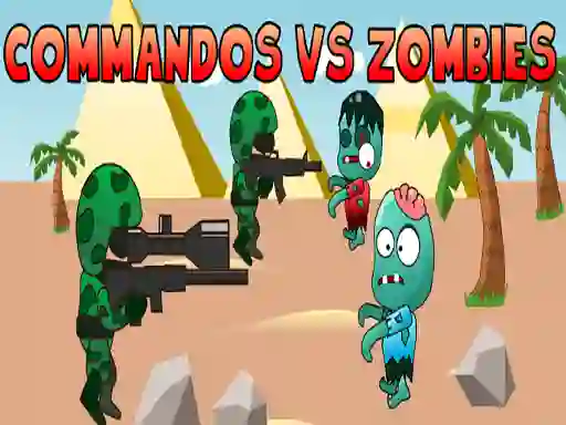 खेल Commandos vs Zombies ऑनलाइन