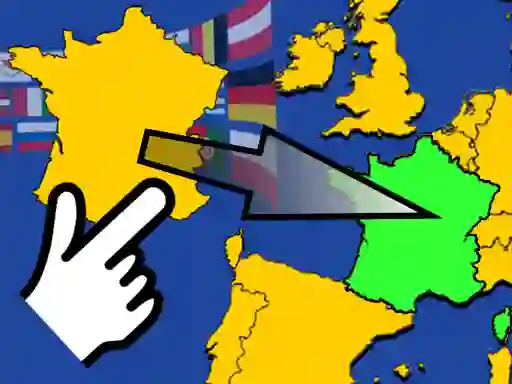 खेल Scatty Maps Europe ऑनलाइन