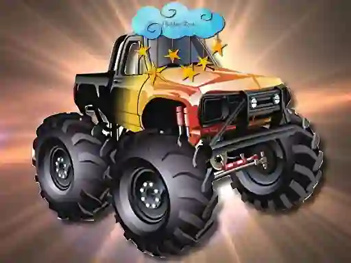 खेल Cartoon Trucks Hidden Stars ऑनलाइन