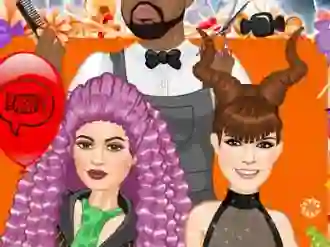 खेल Jenner Sisters Spooky Hairstyles ऑनलाइन