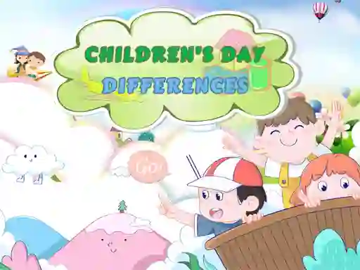 खेल Childrens Day Differences ऑनलाइन
